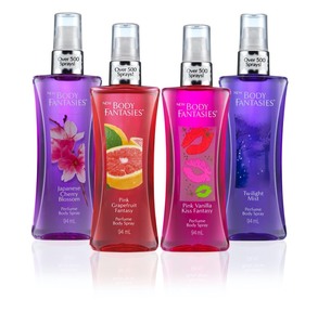 lot 14611 image: BODY FANTASIES fragrance body sprays (set of 6)