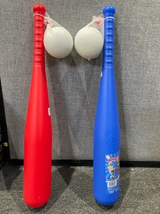 lot 14649 image: Set of 2 BIG BAT &amp BALL