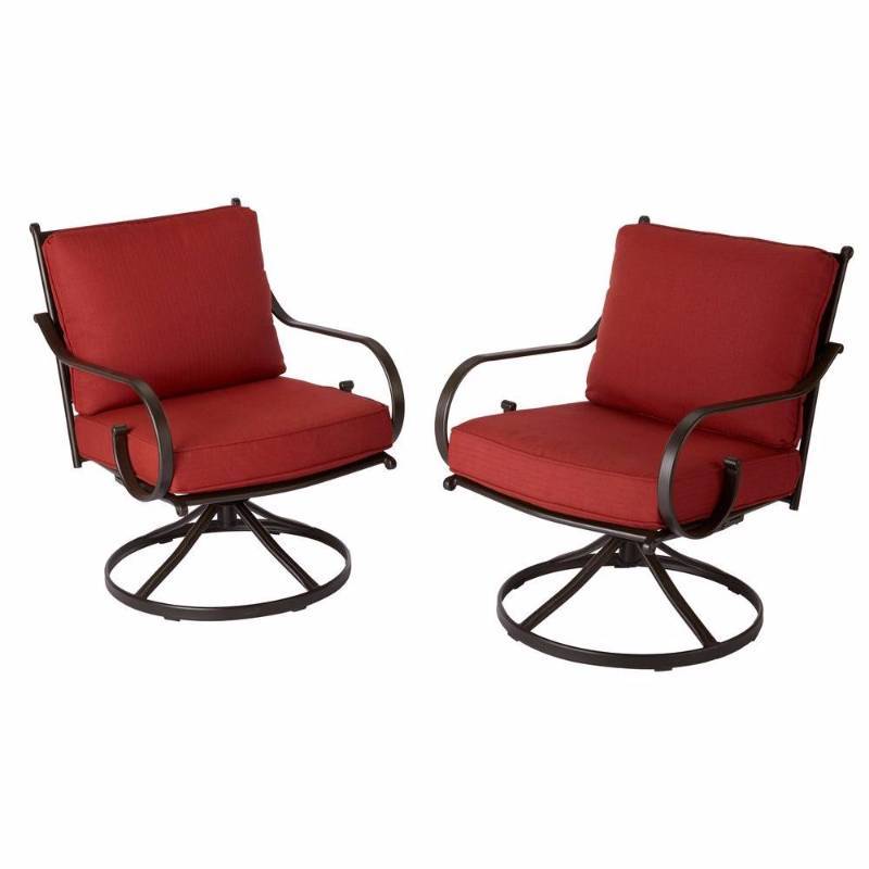 lot 4029 image: Hampton Bay Middletown Patio Motion Lounge Chairs (2-Pack) D11200-LS