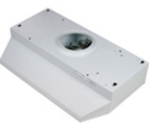 lot 2599 image: Broan 42000 Series Round Ducted Range Hood 30 In. White