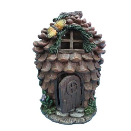 lot 3121 image: All Line Fairy Garden Pinecone House