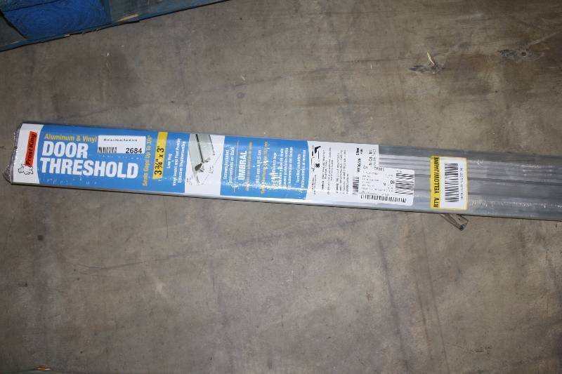 lot 2684 image: DOOR THRESHOLD - 36 INCH