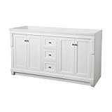 lot 4412 image: Foremost Naples 60 x 21-12 Vanity Cabinet in White