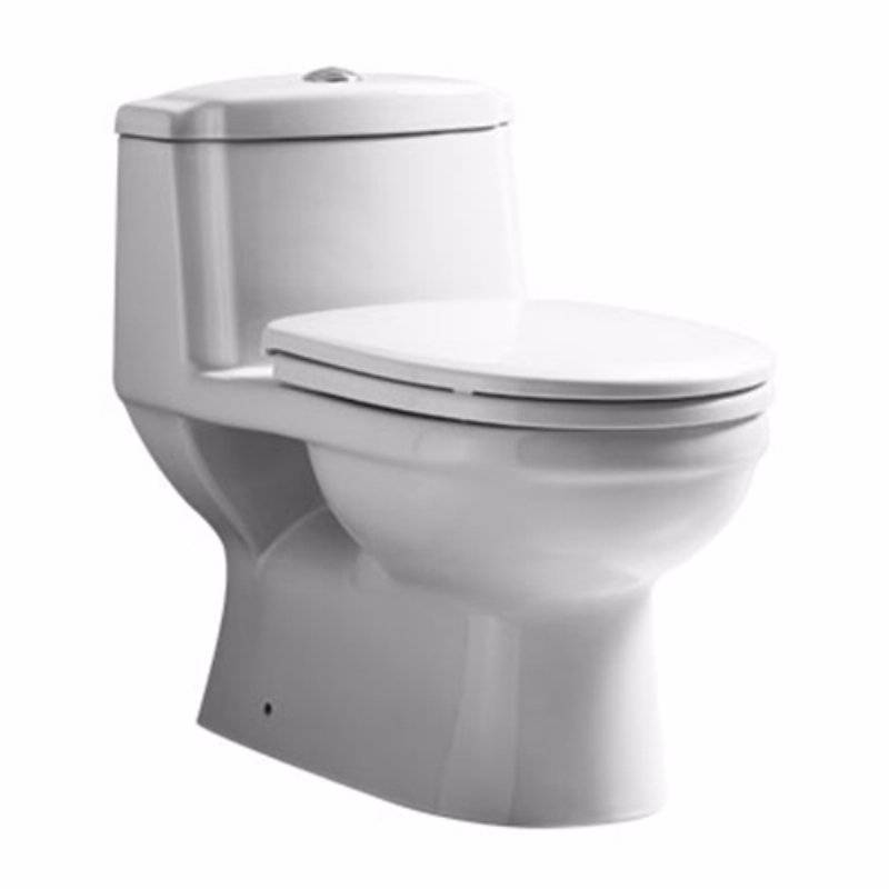 lot 4360 image: Whitehaus WHMFL3351-EB-WH haus Toilet
