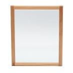 lot 4374 image: Hampton 34 in. L x 28 in. W Framed Wall Mirror in Natural Hickory