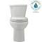 lot 1830 image: American Standard Right Height Complete 2-Piece 1.28 GPF Single Flush Round Toilet in White