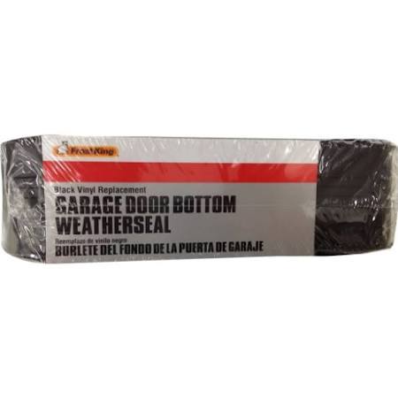 lot 5637 image: Frost King RV18 Vinyl 2-Car Garage Door Bottom Weather-Seal Replacement