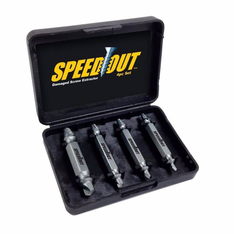 lot 4589 image: SpeedOut Damaged Screw Extractor & Bolt Extractor Set