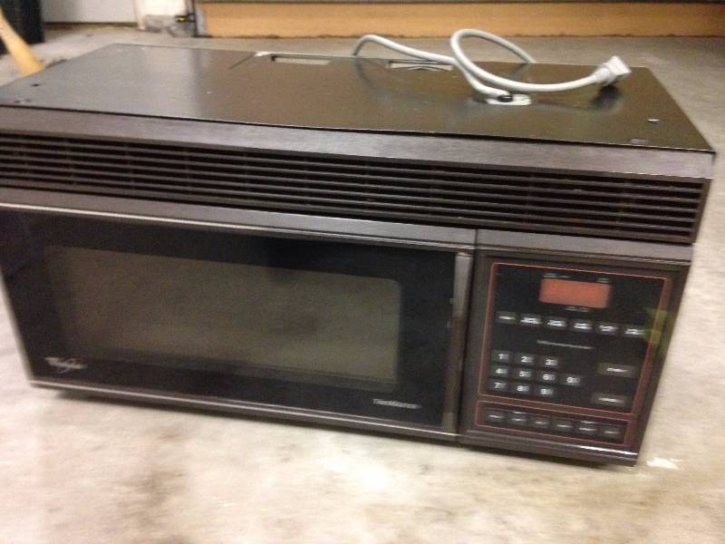 lot 2101 image: Amanda 1.5 cu. ft. Over the Range Microwave in Black