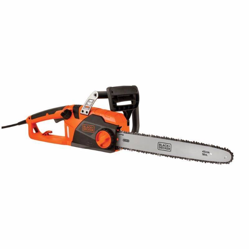 lot 3163 image: Black and Decker 18 in. 15 Amp Electric Chainsaw