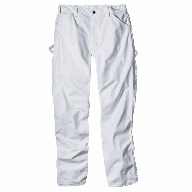lot 5628 image: Dickies Mens Utility Pant Relaxed Fit, White, 34x32