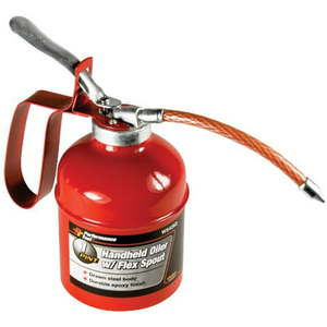 lot 52405 image: Performance Tool W54263 Epoxy Finished Handheld Oiler with Flex Spout - 1 Pint