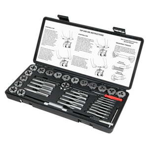lot 52413 image: Performance Tool W4002DB 40 Piece MM Tap & Die Set