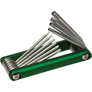 lot 52449 image: Performance Tool 10 Piece Aluminum Folding Star Key Set