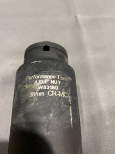 lot 52499 image: Performance Tool Axle Nut W83180 36mm CR-MO