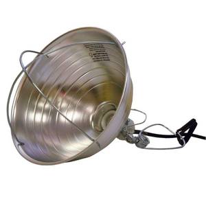 lot 42072 image: HDX 300-Watt 10-12 in. Brooder Clamp Work Light