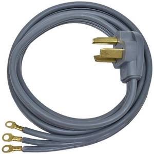 lot 42088 image: Everbilt 6 Ft. 3-Prong 30 Amp Dryer Cord