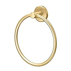 lot 42089 image: Gatco 4232 Latitude II, Towel Ring, Brushed Brass (B07GRGQJNW)