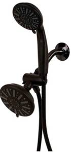 lot 42128 image: GLACIER BAY COMBO HANDHELD SHOWER AND SHOWER HEAD
