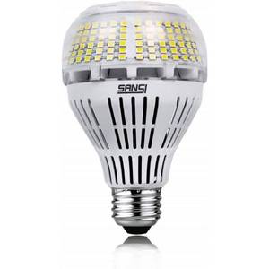 lot 42132 image: SANSI A21 30W LED Light Bulbs, 450W-500W Incandescent Bulb Equivalent, 5000lm High Lumens LED Bulb, Daylight White 5000K Super Bright LED Bulb, E26 Medium Screw Base Home Lighting, Not-Dimma