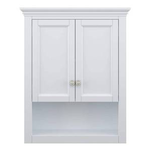 lot 42205 image: Home Decorators Collection Lamport 26 in. W x 32 in. H Wall Cabinet in White