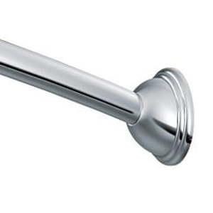 lot 3011 image: Moen Chrome Curved Shower Rod