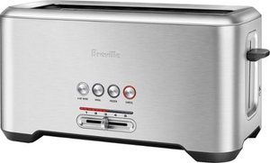 lot 3033 image: Breville the A Bit More 4-Slice Long-Slot Toaster