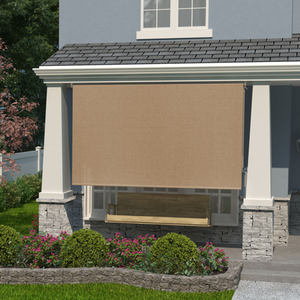 lot 3057 image: Coolaroo Wand Operated Outdoor Roller Shade