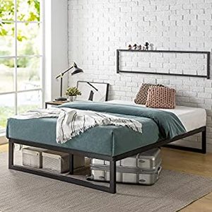 lot 3061 image: ZINUS Abel Metal Platform Bed Frame (Queen Size)