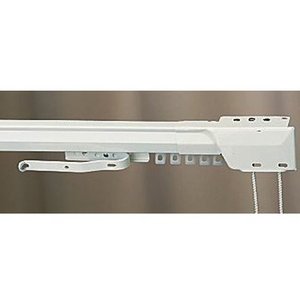 lot 3068 image: One-Way Draw Adjustable Traverse Curtain Rod