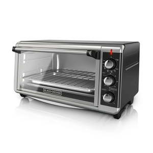 lot 3084 image: BLACKDECKER 8-Slice Extra-Wide Convection Toaster Oven