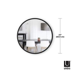 lot 3091 image: Umbra Hub Round Wall Mirror