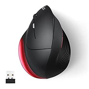 lot 3098 image: Perixx Left Handed Wireless Ergonomic Vertical Mouse