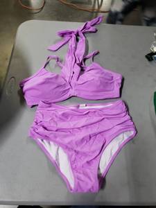lot 3177 image: High-Waisted 2-Piece Bikini Set (Size M)