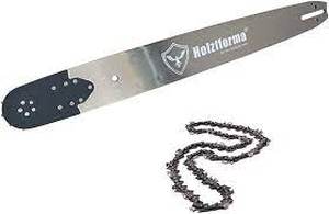 lot 3018 image: Holzfforma Chainsaw Blade w Chain
