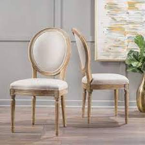 lot 3052 image: Noble House Home Furnishings Dining Chairs (2 COUNT)