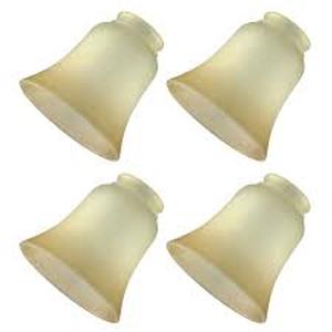 lot 3119 image: Glass Shades for Ceiling Fan (4 COUNT)