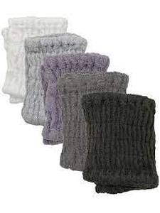lot 3158 image: Retail - $30.00 Solid Color 100% Cotton Turbie Hair Bands (5 COUNT)