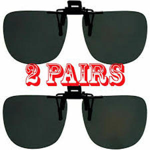 lot 3173 image: Sunglass Clip-Ons (2 COUNT)
