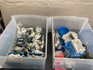 lot 1550 image: Electrical Outlets, Electrical Boxes, and More