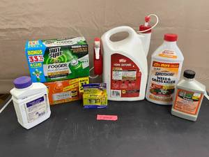 lot 1566 image: Insect Killer, Fly Ribbon, Crabgrass Killer, and More