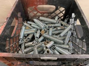 lot 1568 image: Crate of Trampoline Springs