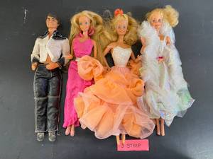 lot 1597 image: Vintage 1966 Barbie Dolls, Male Doll 1968