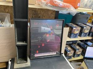 lot 1616 image: Just A Note Piano and Music Notes Picture, CD Tower