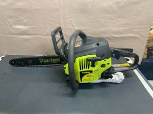 lot 1517 image: Poulan Model P3314 33cc14 Gas Chain Saw (Works)
