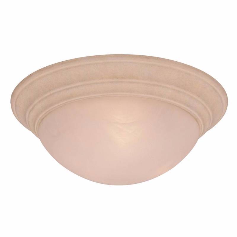 Hampton Bay Ceiling Mounted Lighting 3 Light Flush Mount Sandstone