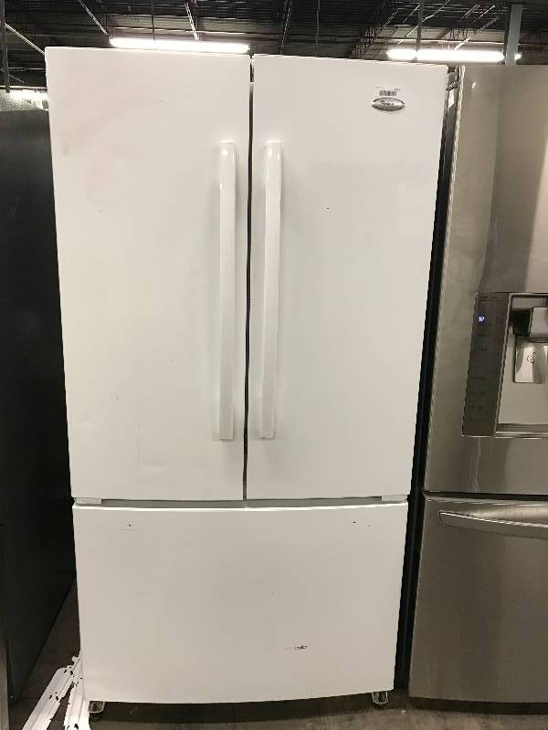 lot 1361 image: Whirlpool Gold White Household 3 Door Refrigerator