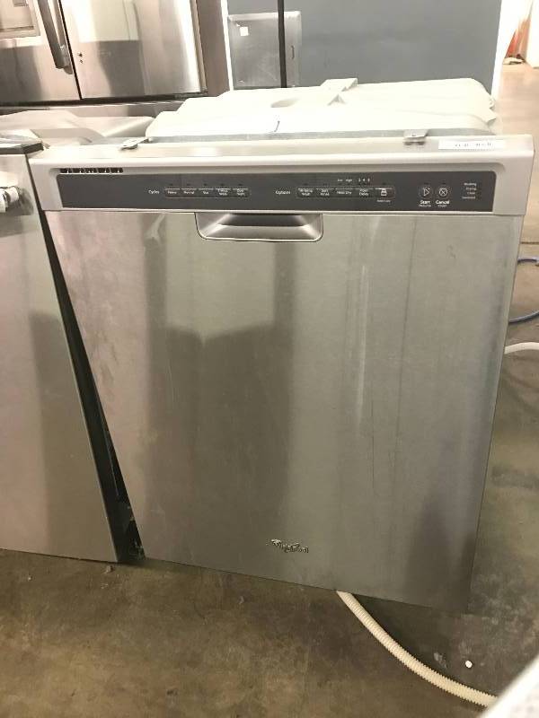 lot 1378 image: Whirlpool Stainless Front Dish Washer