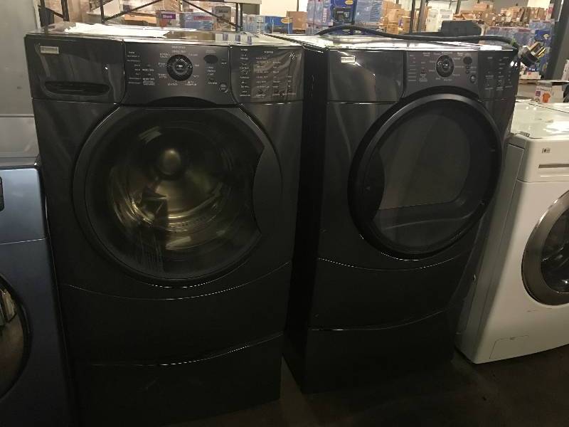 lot 1392 image: Kenmore elite Front Load WasherDryer Set