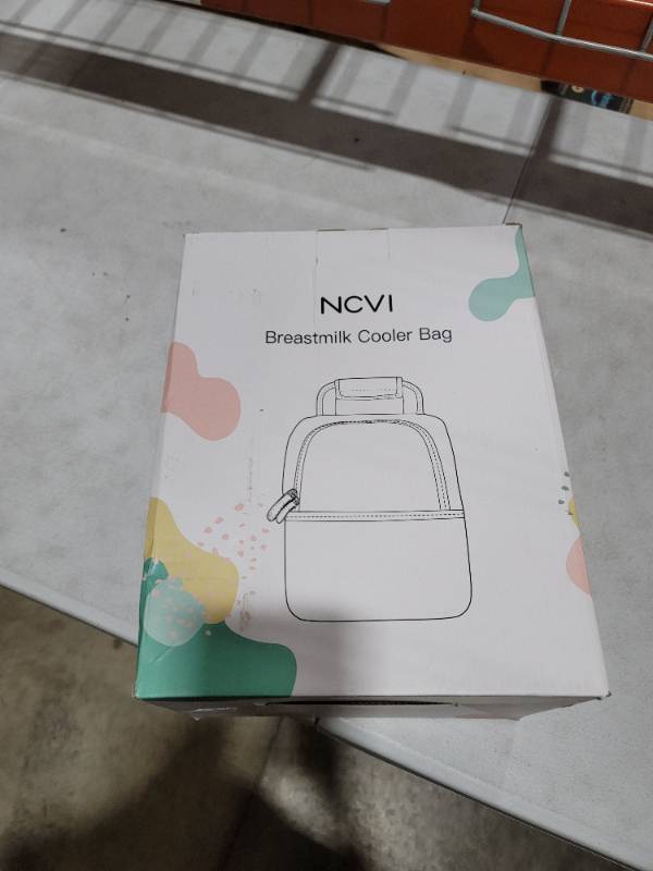 NCVI Breastmilk Cooler Bag with Ice Pack, Insulated Lunch Bag, Baby Bottle  Bag Fits 6 Bottles for Nursing Mom Daycare